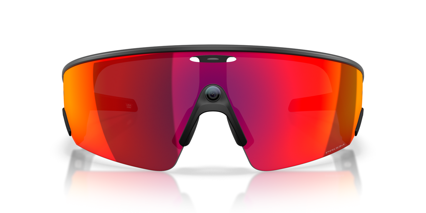 Oakley Sunglass Meta Vanguard prizm road Lenses with black Frame