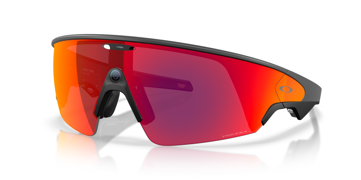 Oakley Sunglass Meta Vanguard prizm road Lenses with black Frame