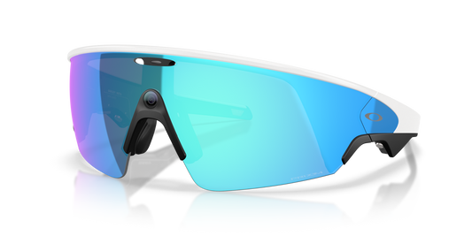 Oakley Sunglass Meta Vanguard prizm sapphire Lenses with white Frame