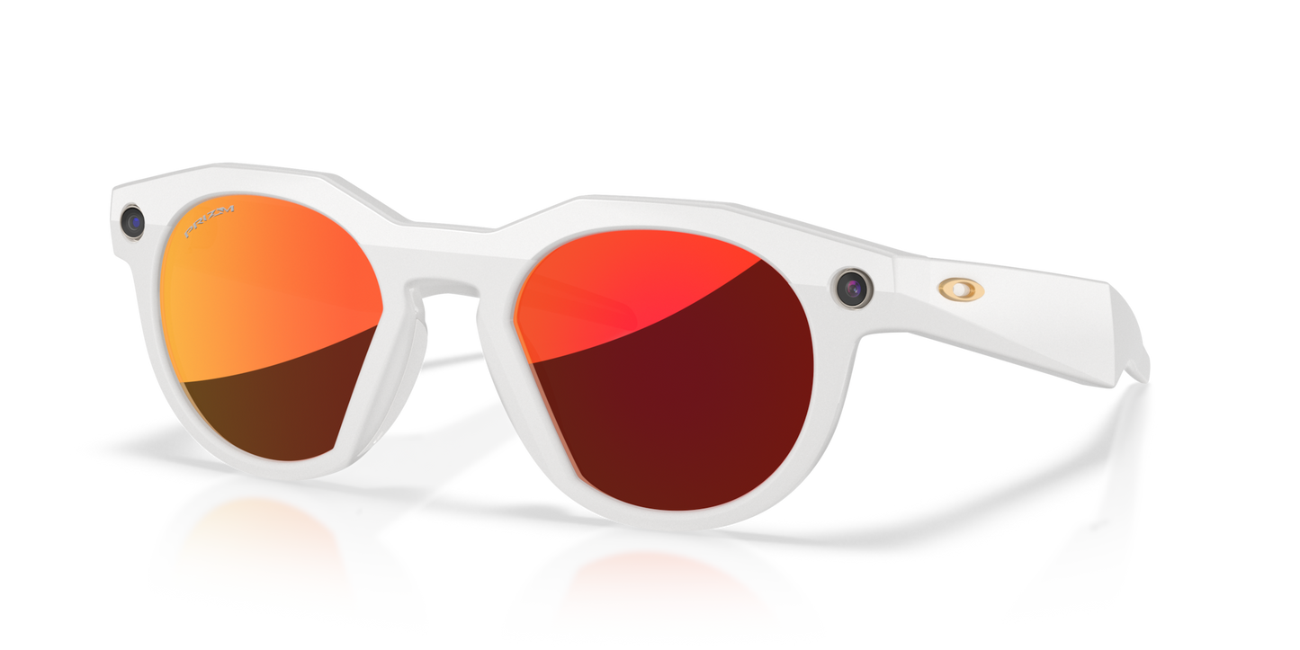 Oakley Meta HSTN warm grey Frame with prizm ruby Lenses