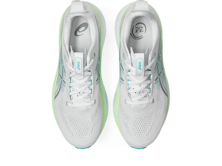 Asics Gel-kayano 33 Wide White/Energy Aqua
