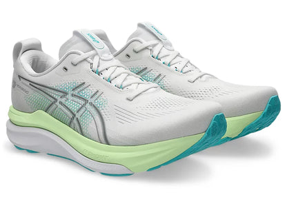 Asics Gel-Kayano 33 Extra Wide White/Energy Aqua