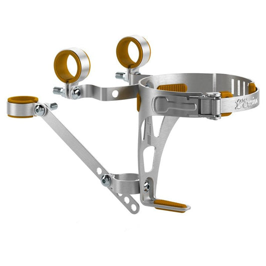 Elite Eroica Single Bottle Cage (Silver/Gold)
