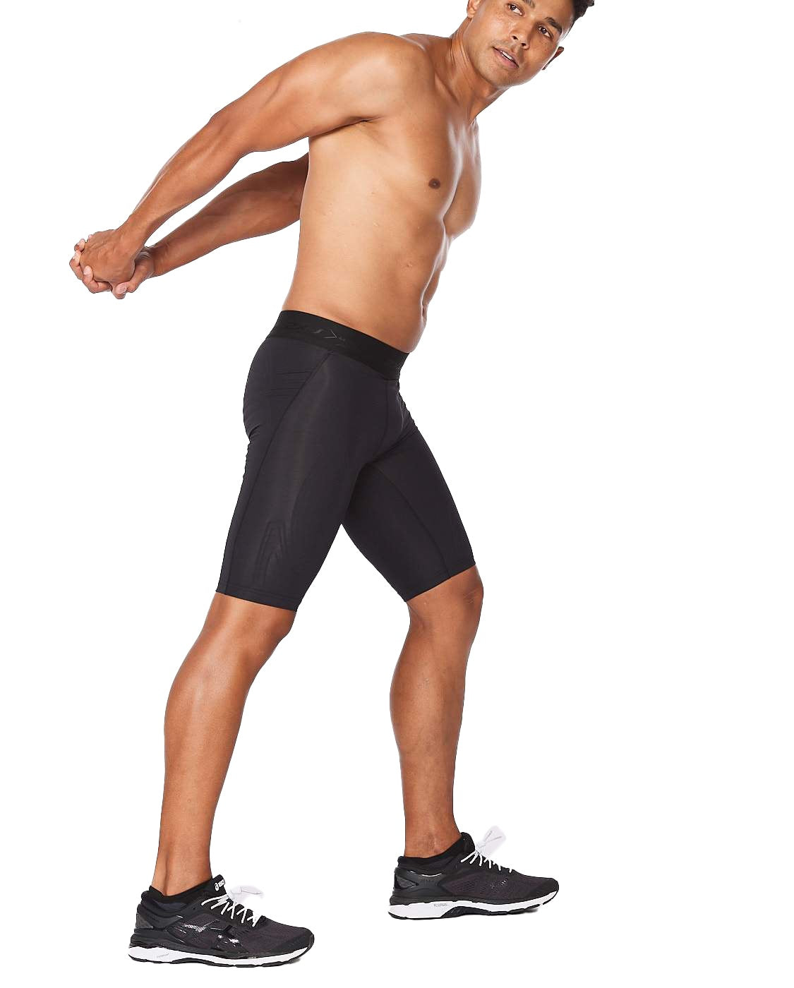 2XU MA5366b Force Compression Shorts-Black/Nero