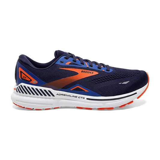 BROOKS Men's Adrenaline GTS 23 peacoat orange surf the web