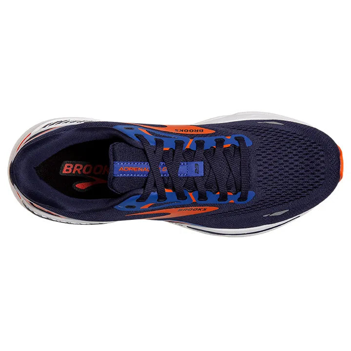 BROOKS Men's Adrenaline GTS 23 peacoat orange surf the web