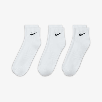 NIKE EVERYDAY TRAINING ANKLE SOCKS WHITE