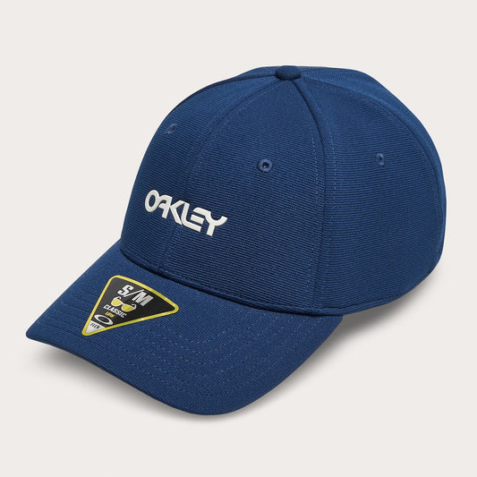 Oakley 6 Panel Stretch Metallic Hat Team Navy