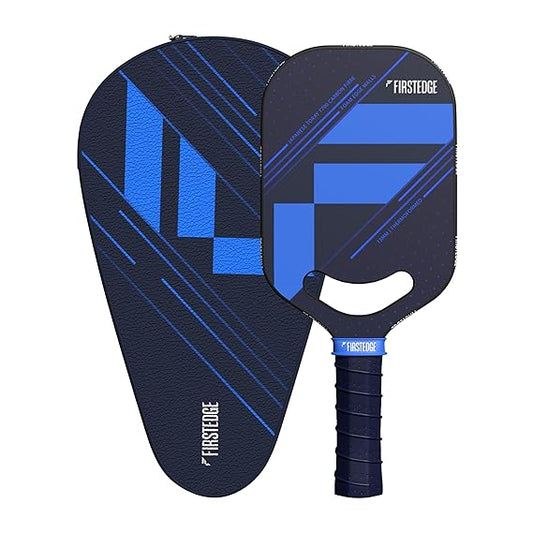 FirstEdge AeroFusion Japanese Toray T700 Carbon Fibre Edgeless Premium Thermoformed Pickleball Paddle (With Cover)
