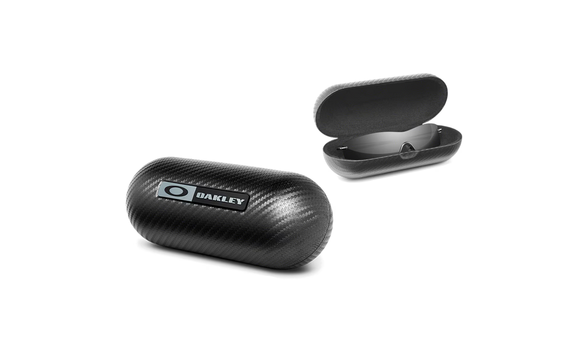 Oakley Large Carbon Fiber Sunglasses Case Black