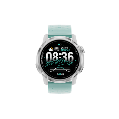 Coros  24 mm Silicone Band Teal Night Climber