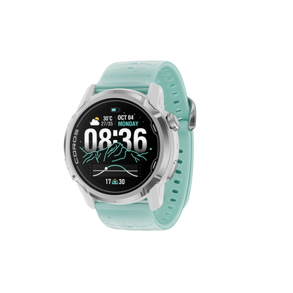 Coros  24 mm Silicone Band Teal Night Climber