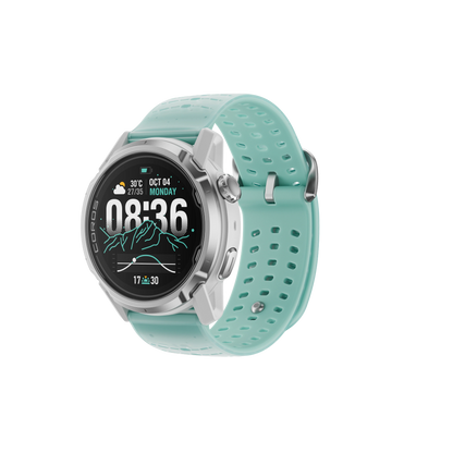 Coros  24 mm Silicone Band Teal Night Climber