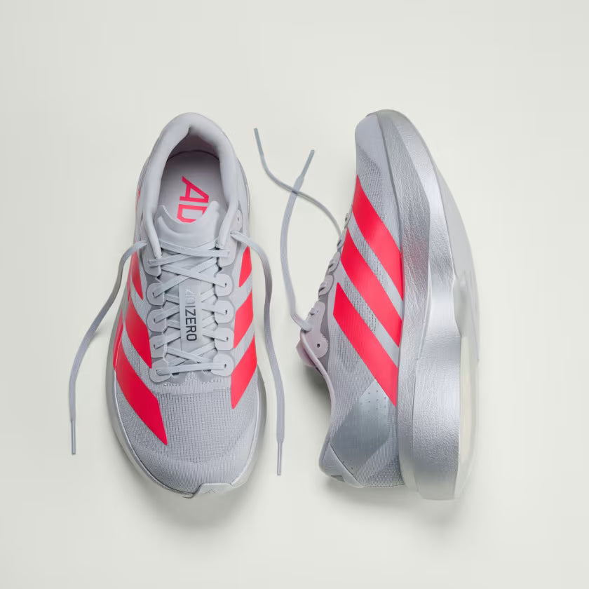 Adidas Adizero Evo SL Silver Metallic / Lucid Red / Iron Metallic