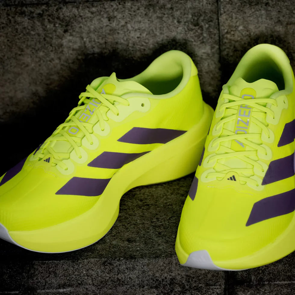Adidas Adizero EVO SL Woven  SOLAR YELLOW/AURORA PLUM-POWDER PLUM