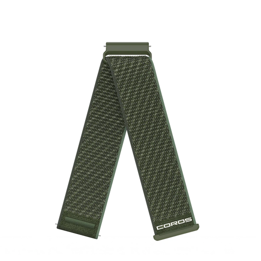 Coros 24mm Nylon Band Forest Green