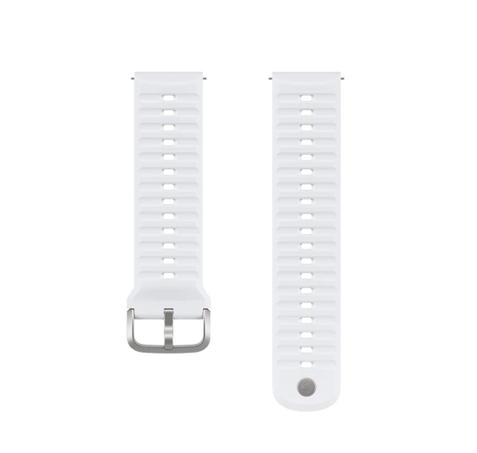 Coros 24mm white silicone band