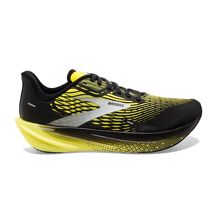 Brooks Hyperion Max - Road Running Shoes for Men Black/Blazing Yellow /White