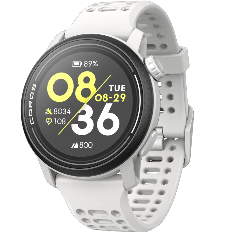 Coros Pace 3 White Silicone 