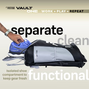 FirstEdge Vault One 30L Waterproof Sports & Office Bag Convertible Multi Utility Backpack