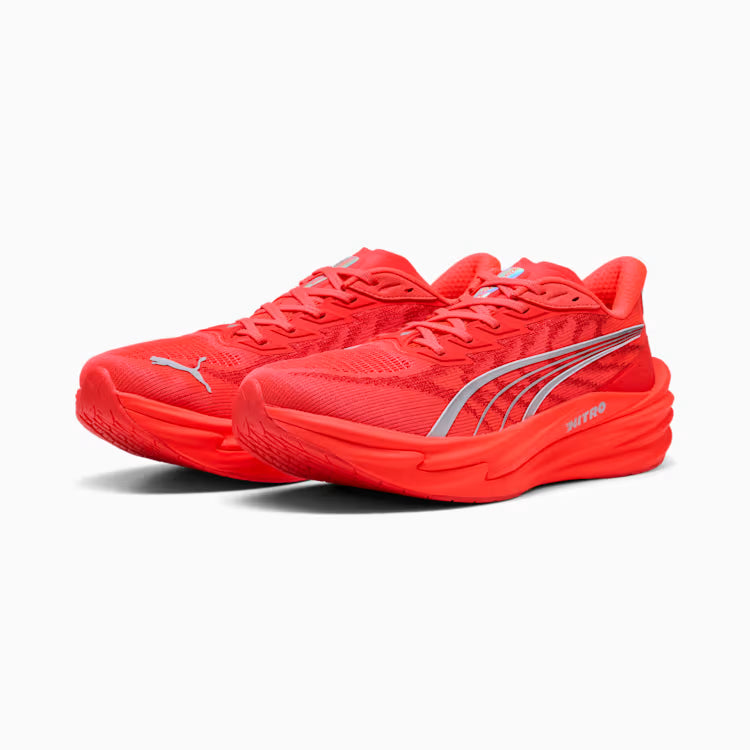 Puma Deviate Nitro 4 Ultra Red-PUMA Silver