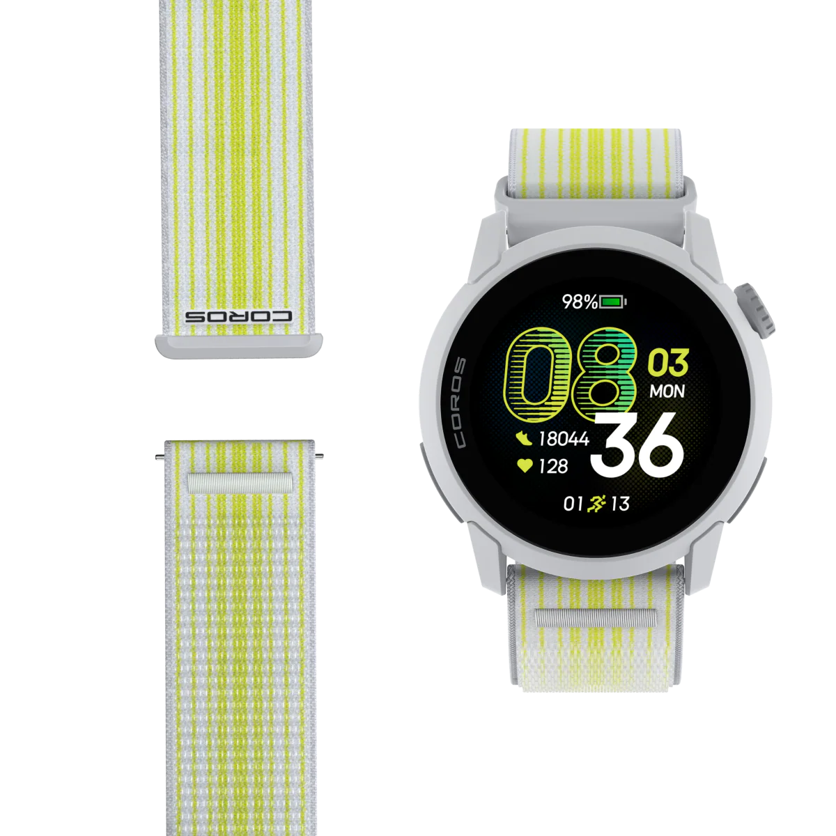 Coros Pace 4 White Nylon