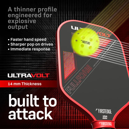 Firstedge UltraVolt Pickleball Paddle 14mm