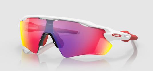 Oakley Radar EV Path Prizm Road Lenses with Polished White Frame