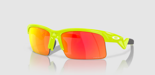 Oakley Capacitor Polished Retina Burn Frame with Prizm Ruby Lenses