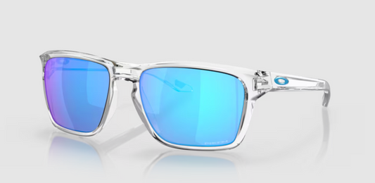 Oakley Sylas Clear Frame with Blue Lens