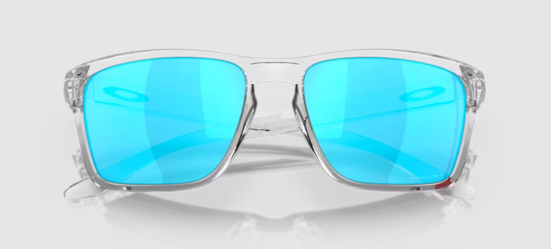 Oakley Sylas Clear Frame with Blue Lens