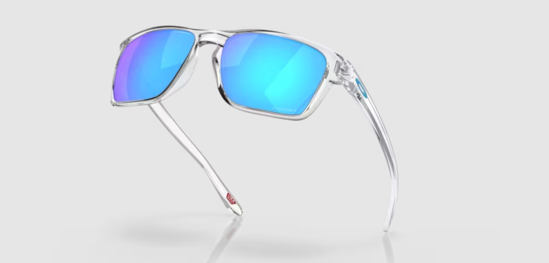 Oakley Sylas Clear Frame with Blue Lens