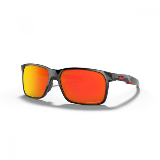 Oakley Portal X Polished Black Prizm with Ruby Polarized Lens