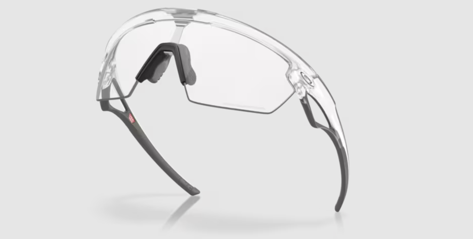 Oakley Sphaera Matte clear with photochromic lenses