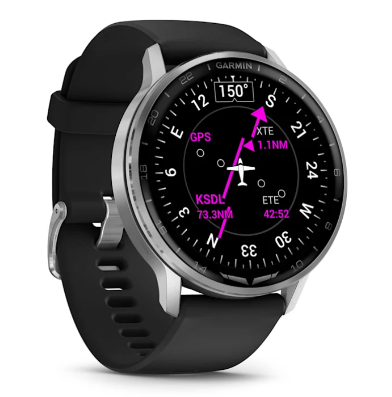 Garmin D2 Air X15 silver with black silicone
