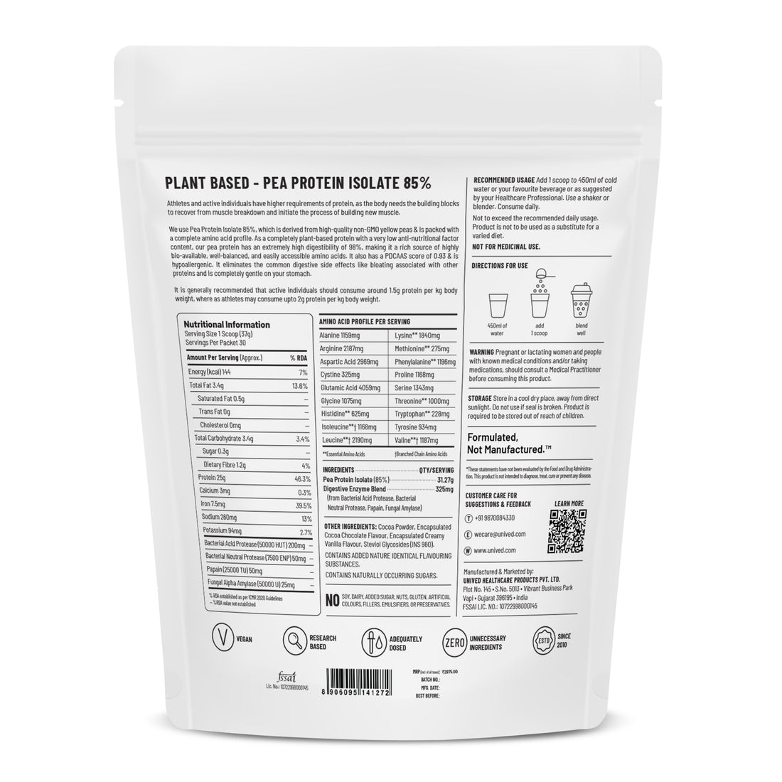 Pea Protein Chocolate