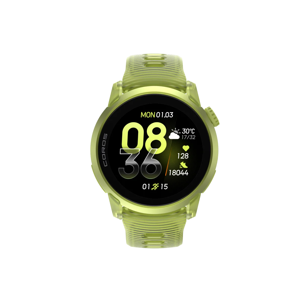 Coros Pace 4 Aluminium Neon Yellow / Silicone