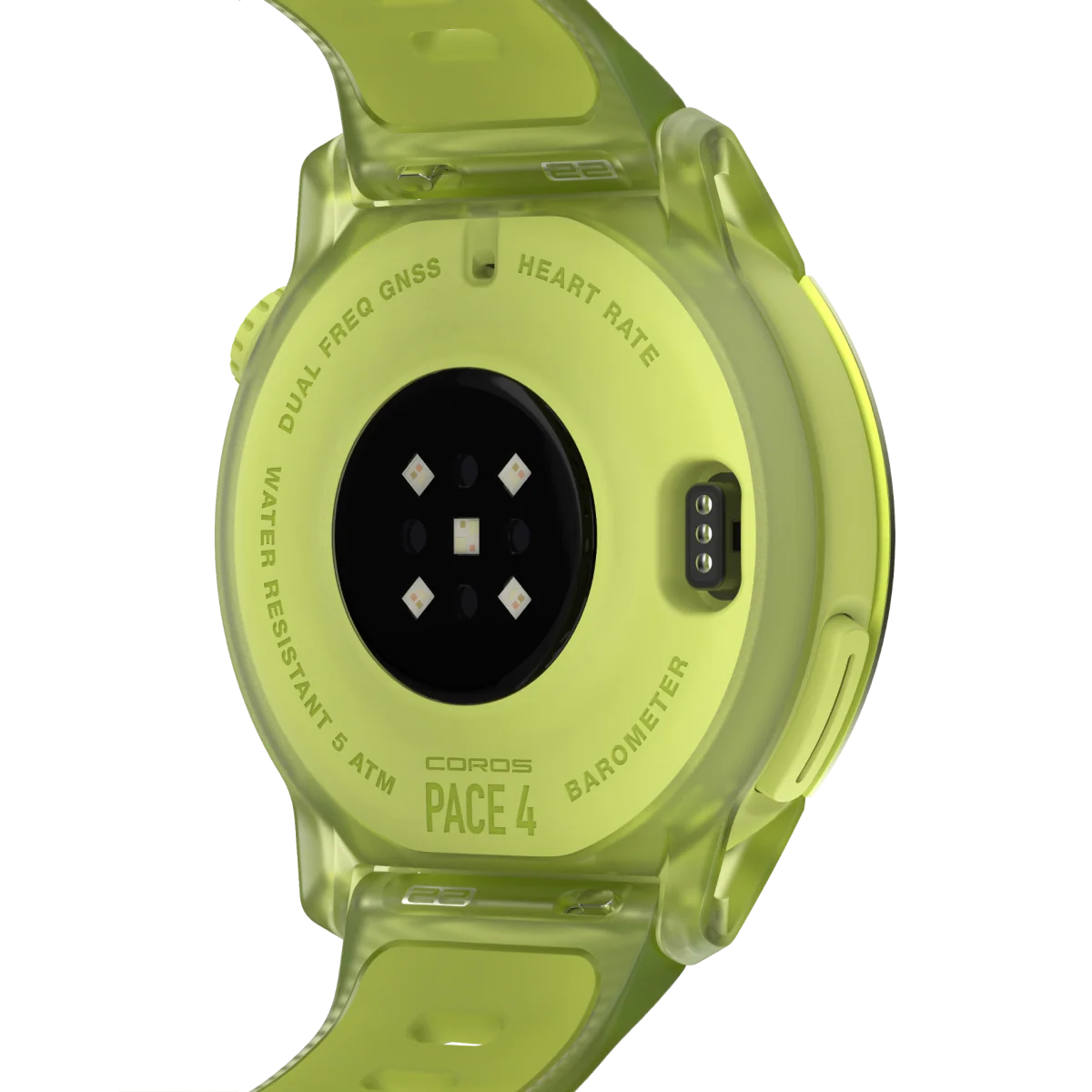 Coros Pace 4 Aluminium Neon Yellow / Silicone
