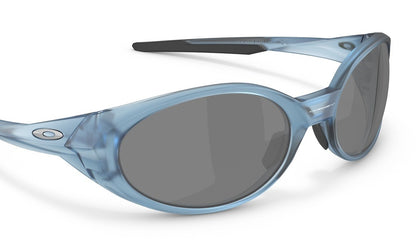 Oakley Eye Jacket™ Redux Sunglass with Matte Transparent Stonewash and Prizm Black Iridium Polarized lens