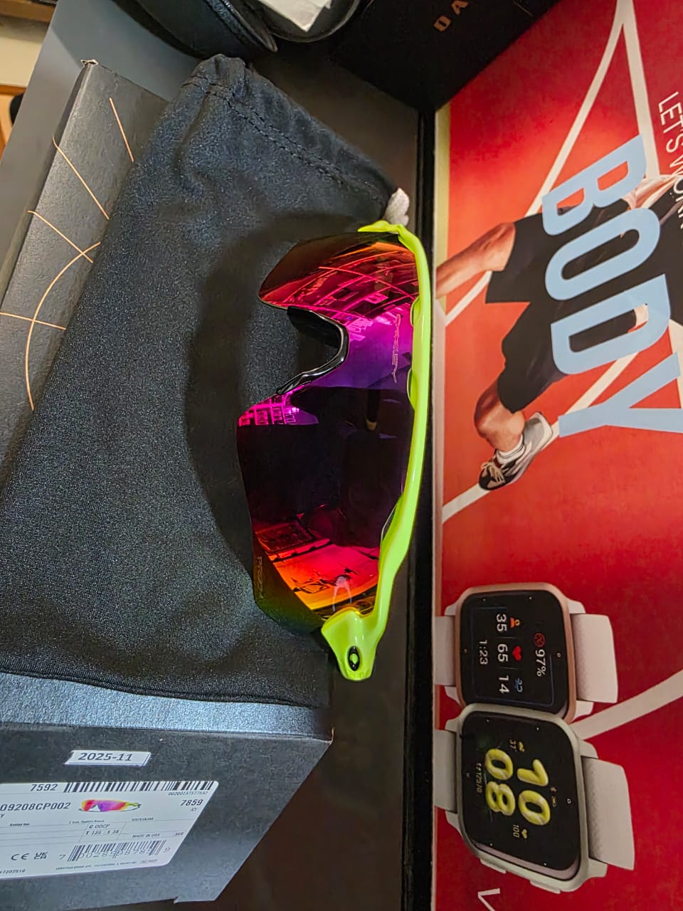 Oakley Sunglass  Radar EV path Retina Burn Frame with prizm Road Lens