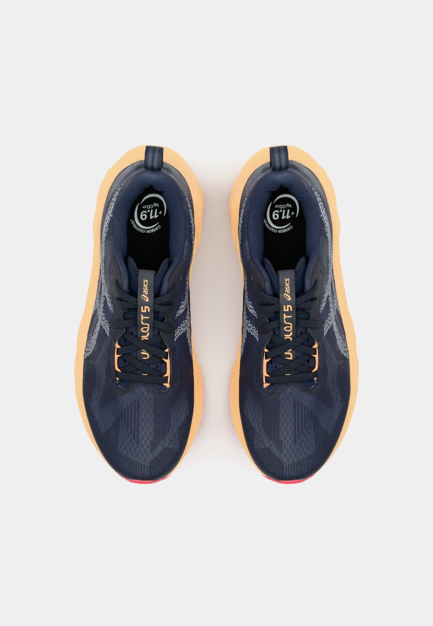ASICS Novablast 5 Midnight Orange Glow