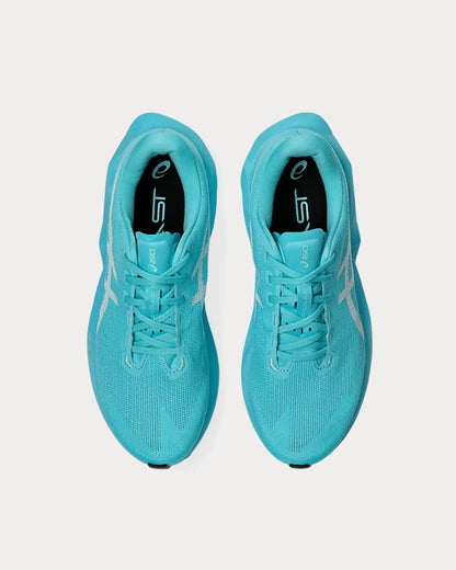 Asics Novablast 6 Energy Aqua / White Running Shoes