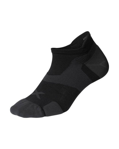 2XU Vectr Cushion No Show Compression Socks Black/Titanium