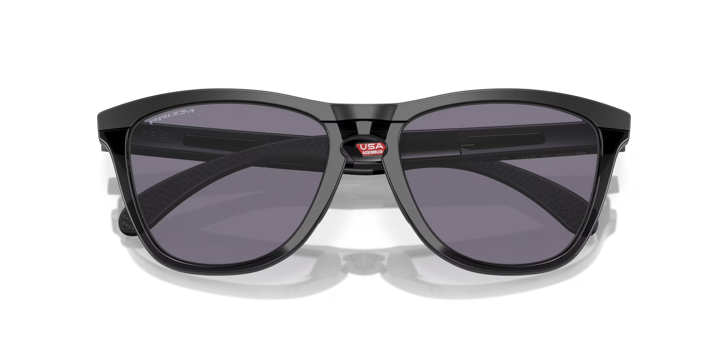 Oakley Frogskin Matte Trans Blue Prizm Black