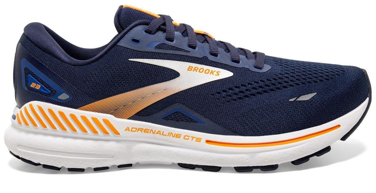 Brooks Adrenaline GTS 23 Mens Peacoat Ultramarine Orange Runners