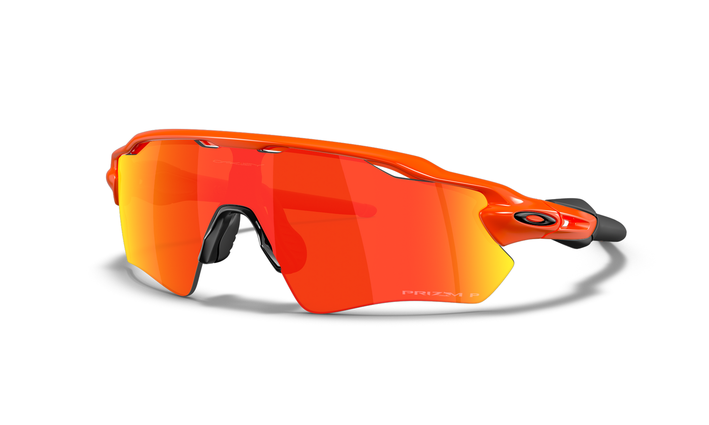 oakleys  Cust. Radar EV Path Neo Orange Polished Black Prizm Ruby Irid.