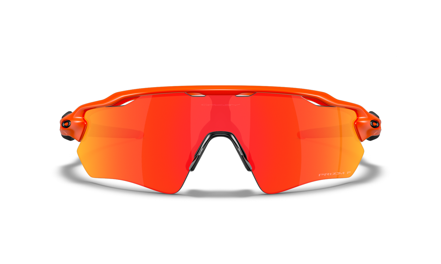 oakleys  Cust. Radar EV Path Neo Orange Polished Black Prizm Ruby Irid.
