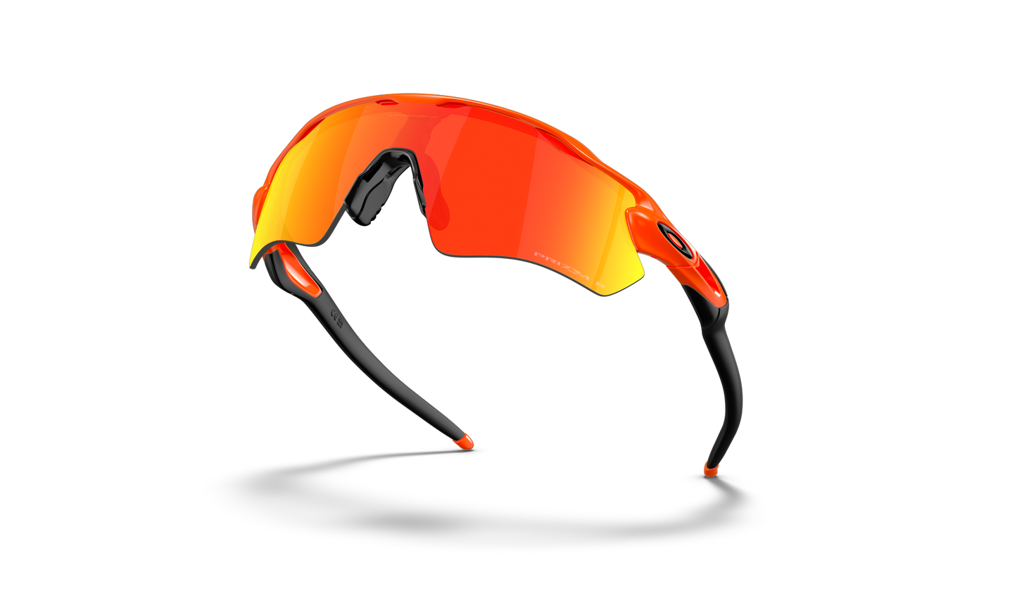 oakleys  Cust. Radar EV Path Neo Orange Polished Black Prizm Ruby Irid.