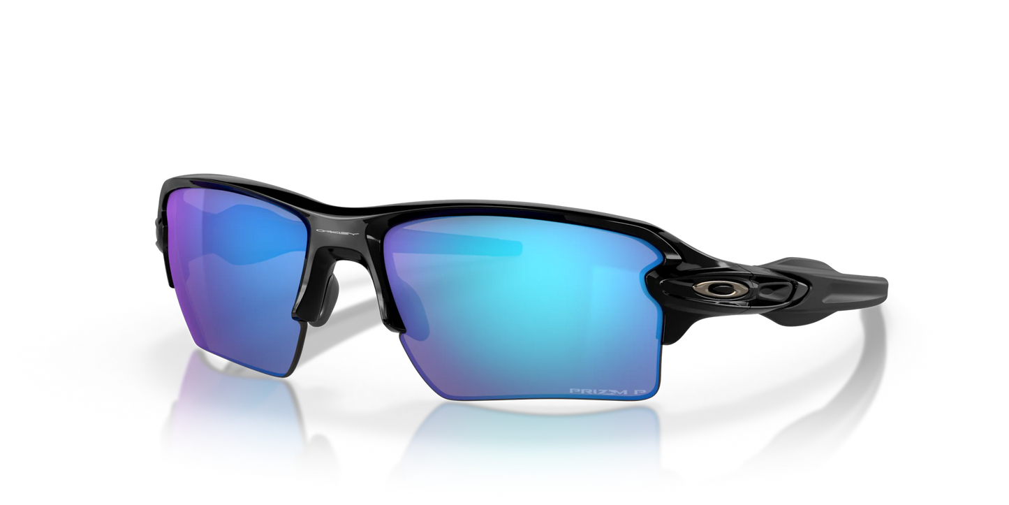 Oakley Flak 2.0 XL prizm sapphire polarized Lenses, polished black Frame