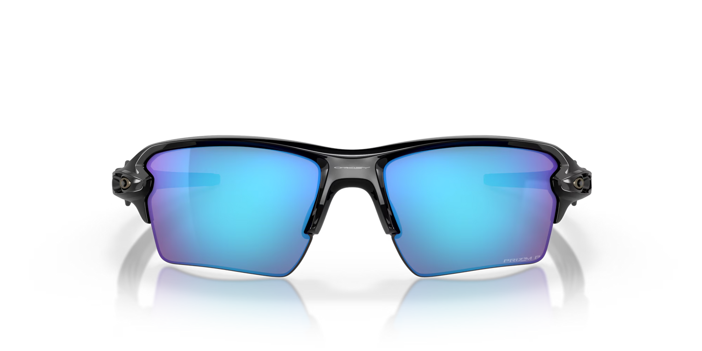 Oakley Flak 2.0 XL prizm sapphire polarized Lenses, polished black Frame
